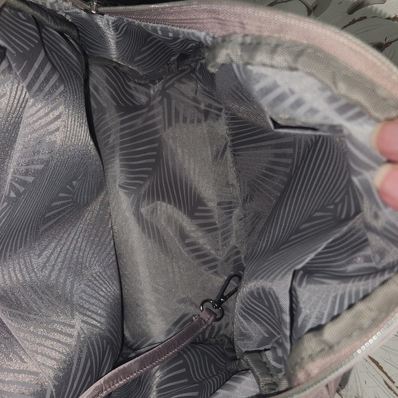 Sold Purple and Gray Summer XL Backpack Purse - Picture 12 of 16